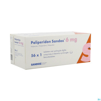 Paliperidon sandoz 6mg lib.prol. comp 56 x 6mg