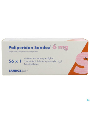 Paliperidon sandoz 6mg lib.prol. comp 56 x 6mg