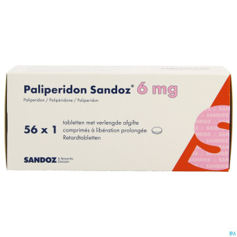 Paliperidon sandoz 6mg lib.prol. comp 56 x 6mg