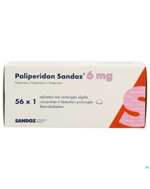 Paliperidon sandoz 6mg lib.prol. comp 56 x 6mg