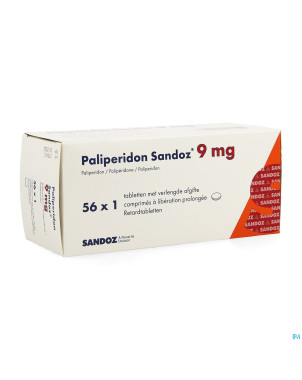 Paliperidon sandoz 9mg lib.prol. comp 56 x 9mg
