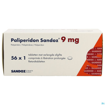 Paliperidon sandoz 9mg lib.prol. comp 56 x 9mg