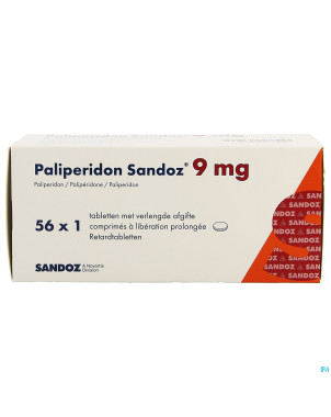 Paliperidon sandoz 9mg lib.prol. comp 56 x 9mg