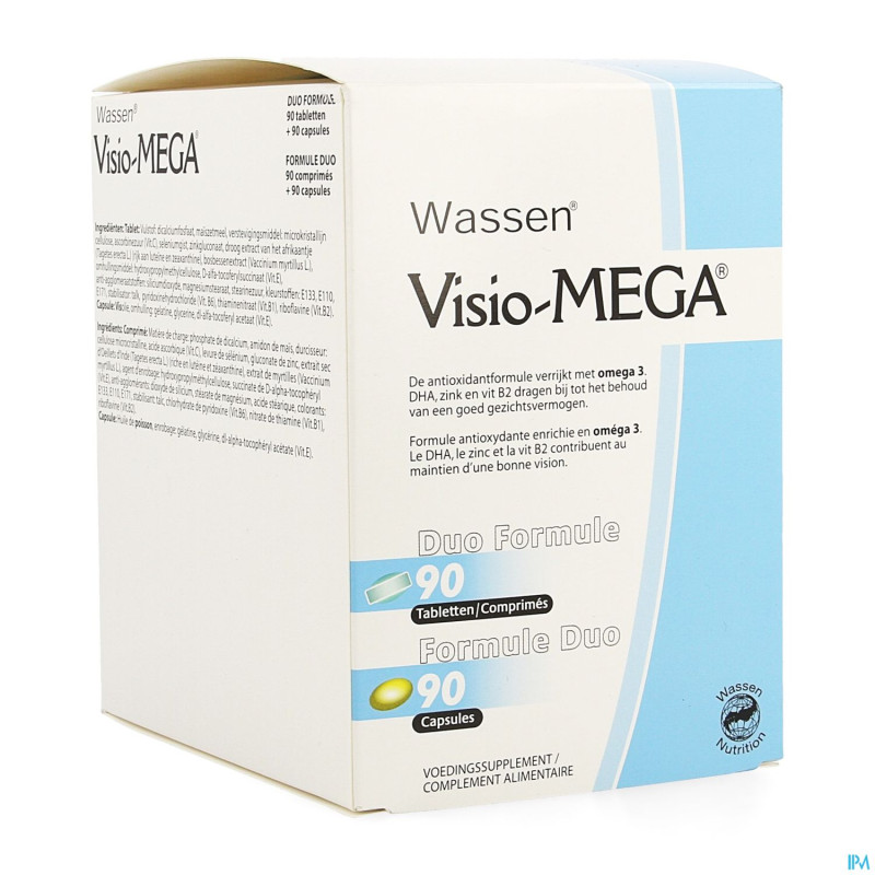 Visio-mega    90 comp + 90 caps revogan