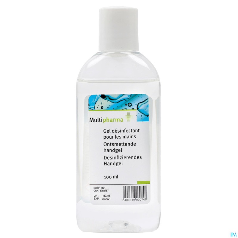 Mph gel desinfectant mains    100ml