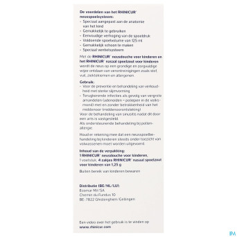 Rhinicur douche nasale enfants