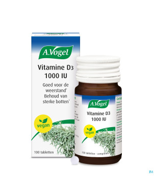 A.vogel vitamine d3 1000   comp 100