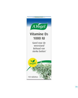 A.vogel vitamine d3 1000   comp 100
