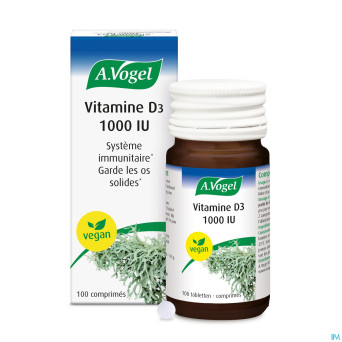 A.vogel vitamine d3 1000   comp 100