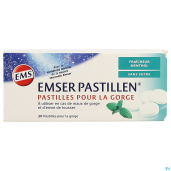 Emser pastille fraicheur menthol ss    30