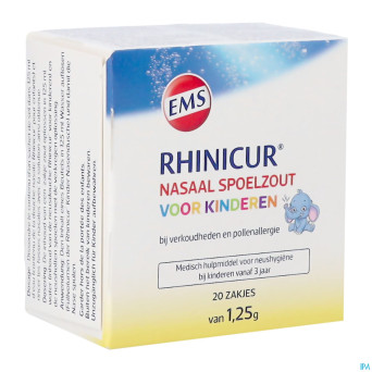Rhinicur sel rincage nasale enfants sach. 20x1,25g