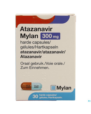 Atazanavir viatris 300mg caps dur 30