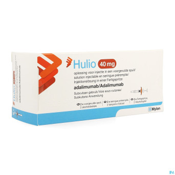 Hulio 40mg sol inj 50mg/ml ser preremp. 2 x 0,8ml