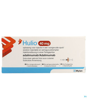 Hulio 40mg sol inj 50mg/ml ser preremp. 2 x 0,8ml