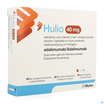 Hulio 40mg sol inj 50mg/ml stylo preremp. 6x0,8ml
