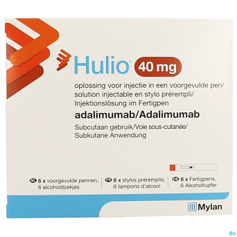 Hulio 40mg sol inj 50mg/ml stylo preremp. 6x0,8ml