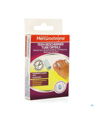 Mercurochrome tube orteils