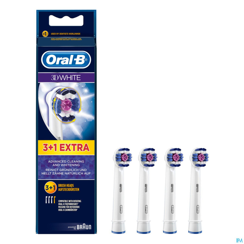 Oral-b refill eb18-3 pro white 3+1 promo