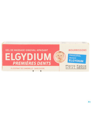 Elgydium premieres dents gel    tube 15ml