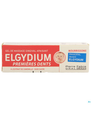 Elgydium premieres dents gel    tube 15ml