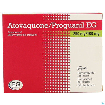 Atovaquone proguanil eg 250mg/100mg comp pell  48