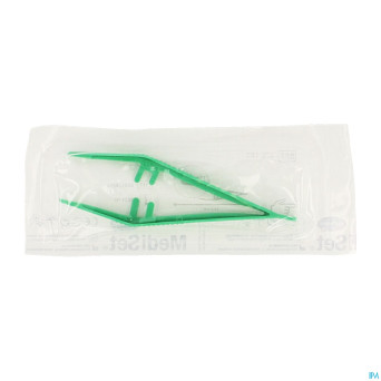 Pince anatomique verte 12,5cm 479163