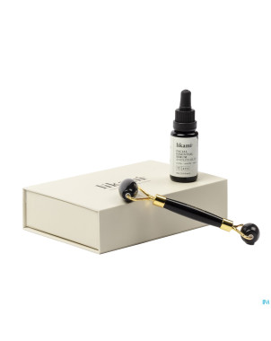 Likami facial essential serum 15ml + stone roller