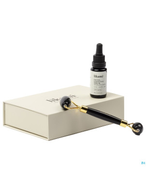 Likami facial essential serum 15ml + stone roller