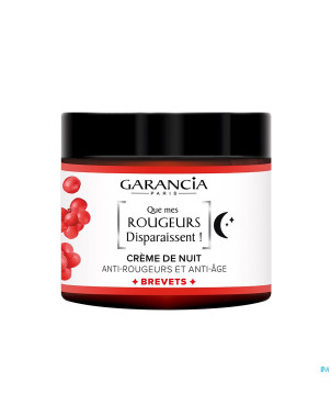 Garancia que mes rougeurs disparais. cr nuit  50ml