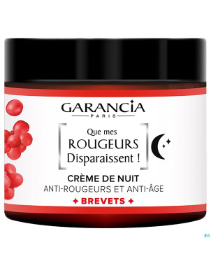Garancia que mes rougeurs disparais. cr nuit  50ml