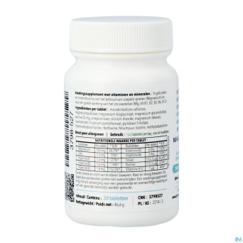Magnesium plus comp 30    pharmanutrics