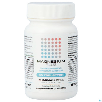 Magnesium plus comp 30    pharmanutrics