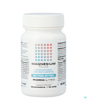 Magnesium plus comp 30    pharmanutrics