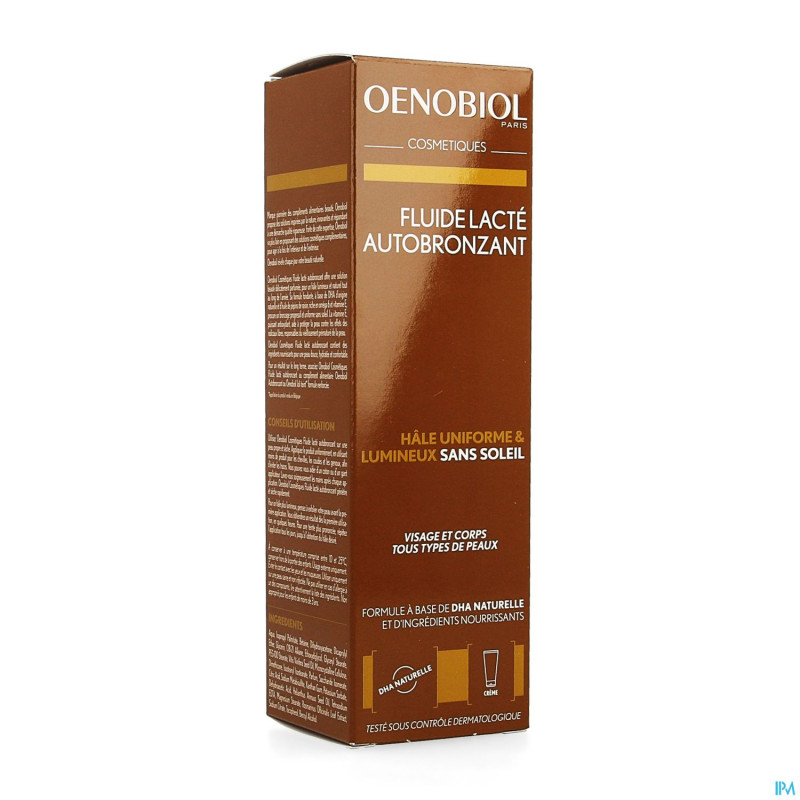 Oenobiol cosmetiques fluide lacte autobronz. 100ml