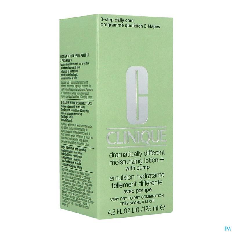 Clinique dramatic.different moisture lot. 125ml