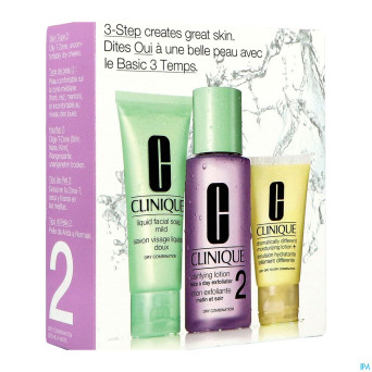 Clinique 3 step skin type 2 introd.3 prod.