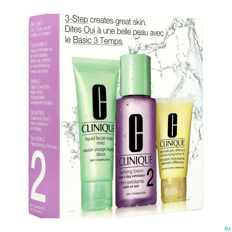 Clinique 3 step skin type 2 introd.3 prod.