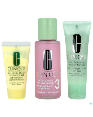 Clinique 3 step skin type 3 introduction 3 prod.