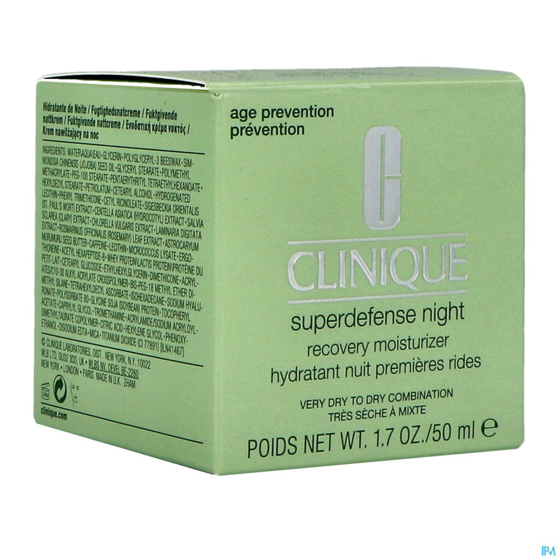 Clinique super defense night recovery 1 2 50ml
