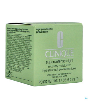 Clinique super defense night recovery 1 2 50ml