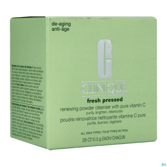 Clinique fresh pressed powered cleanser vit.c 14g
