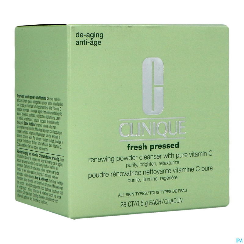 Clinique fresh pressed powered cleanser vit.c 14g
