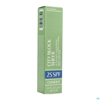 Clinique city block sheer ip25 40ml