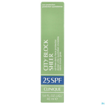 Clinique city block sheer ip25 40ml