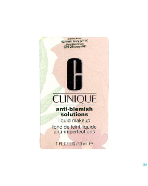 Clinique acne a/blemish solut. fresh ivory 30ml