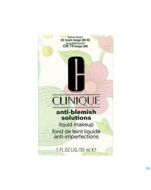Clinique acne a/blemish solut. fresh beige 30ml