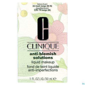 Clinique acne a/blemish solut. fresh beige 30ml