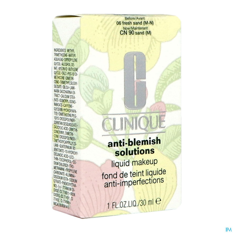 Clinique acne a/blemish solut. fresh sand 30ml