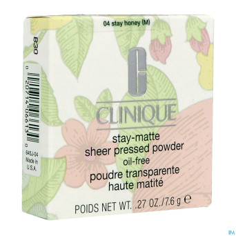 Clinique stay matte pressed powder stay honey 7,6g