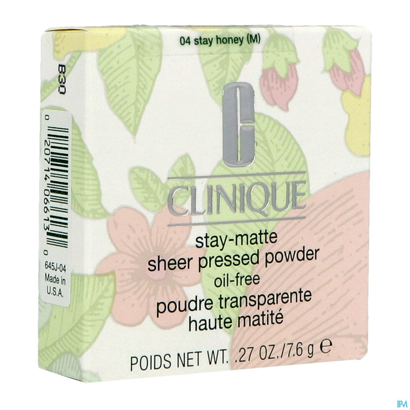 Clinique stay matte pressed powder stay honey 7,6g